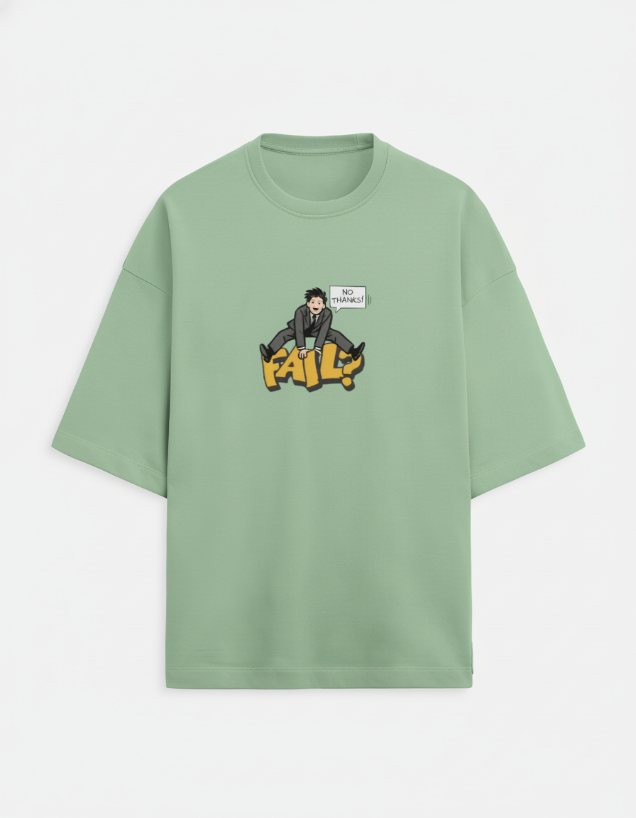 Fail? Unisex Terry Oversized Tee