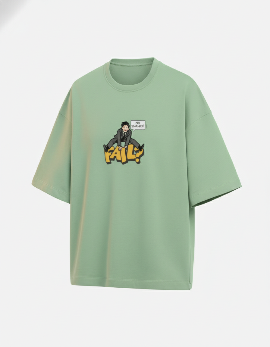 Fail? Unisex Terry Oversized Tee