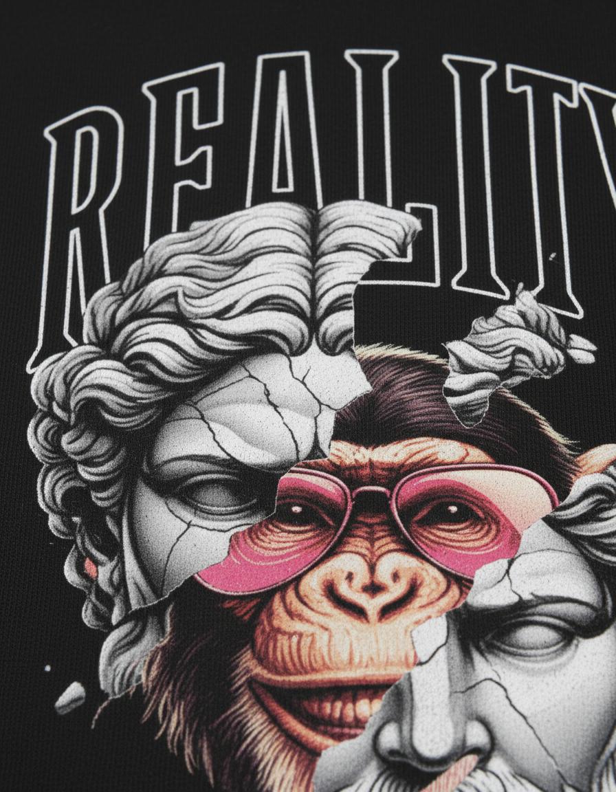 Reality Unisex Oversized Sweatshirt