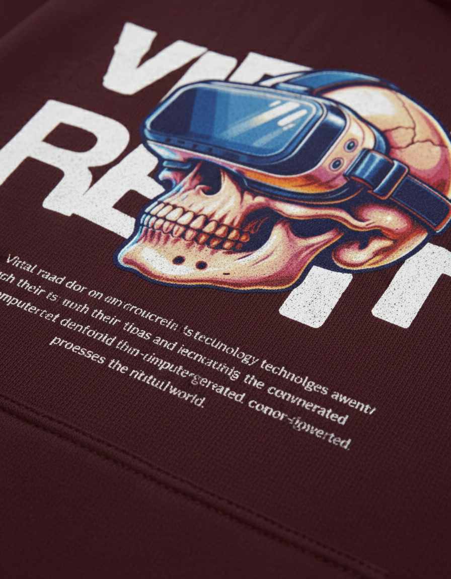 Virtual Reality Unisex Oversized Hoodie