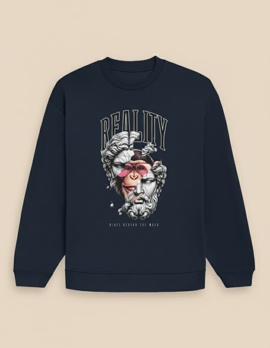 Reality Unisex Oversized Sweatshirt