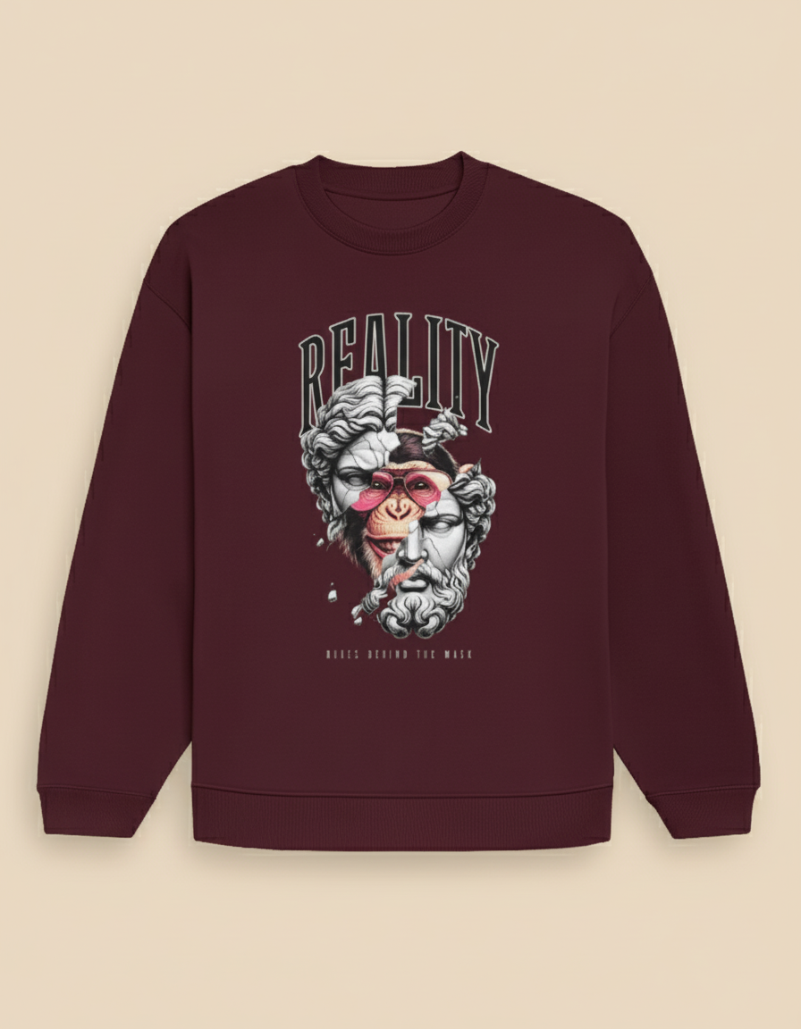 Reality Unisex Oversized Sweatshirt
