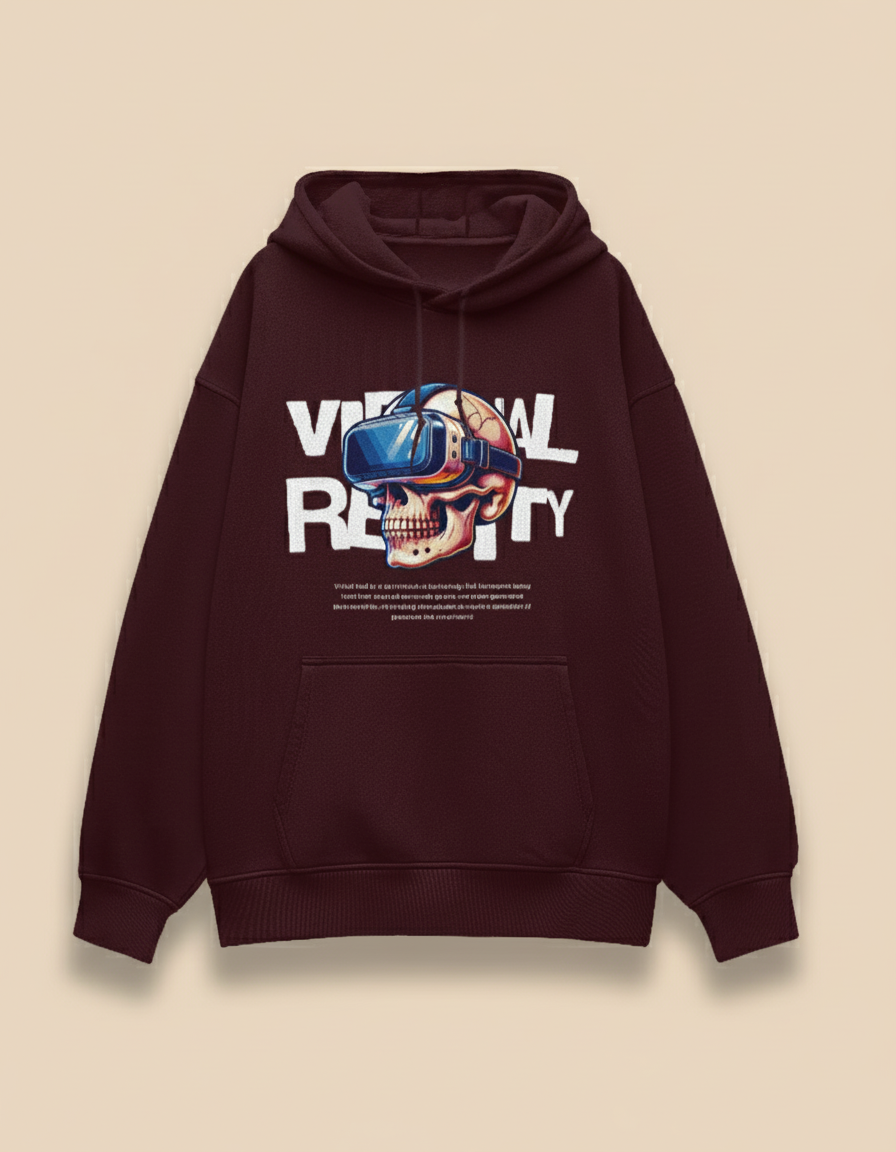 Virtual Reality Unisex Oversized Hoodie