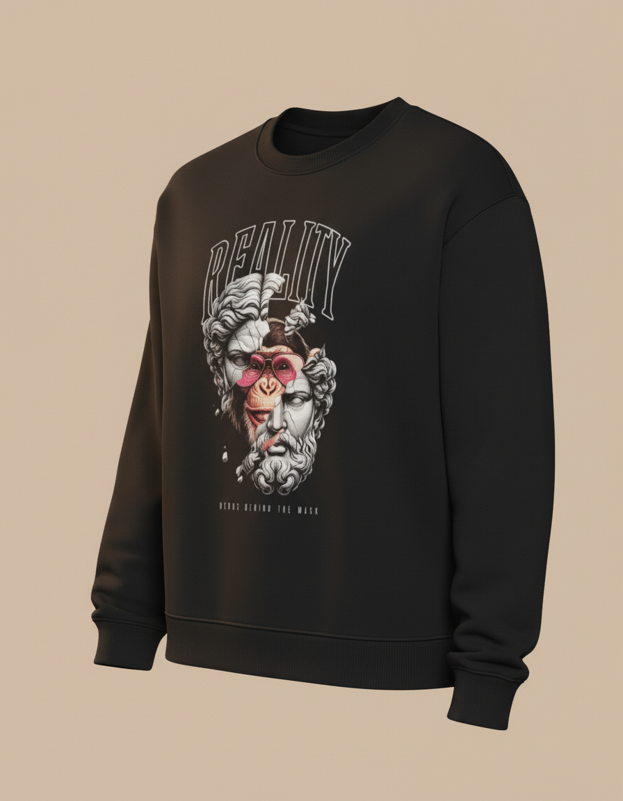Reality Unisex Oversized Sweatshirt