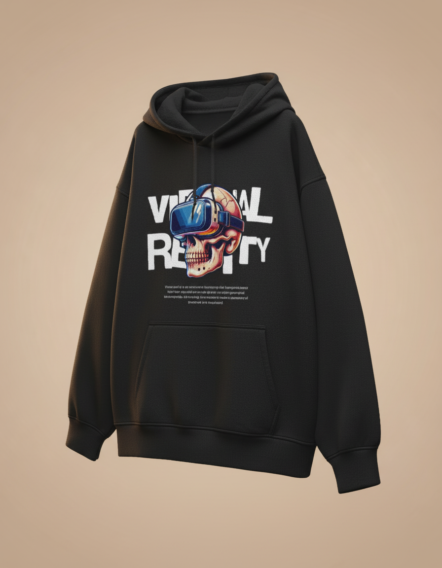 Virtual Reality Unisex Oversized Hoodie