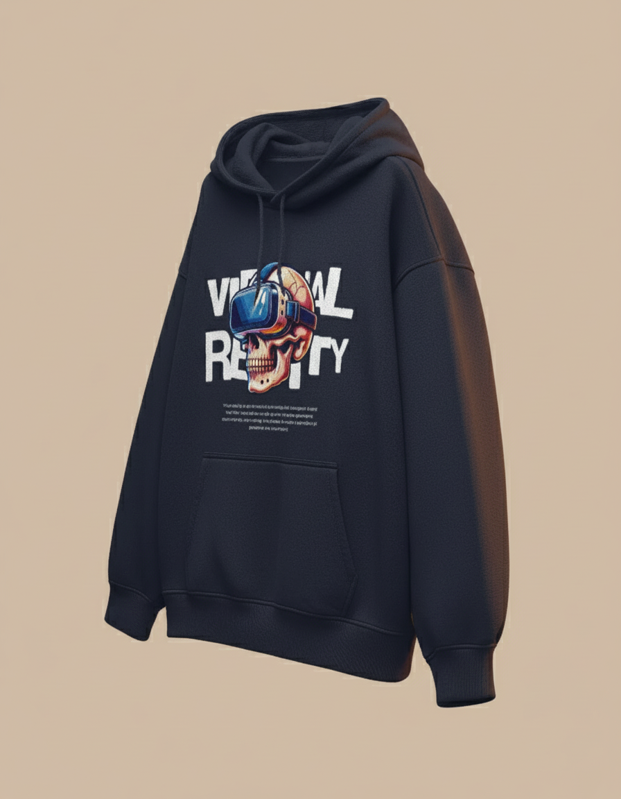 Virtual Reality Unisex Oversized Hoodie