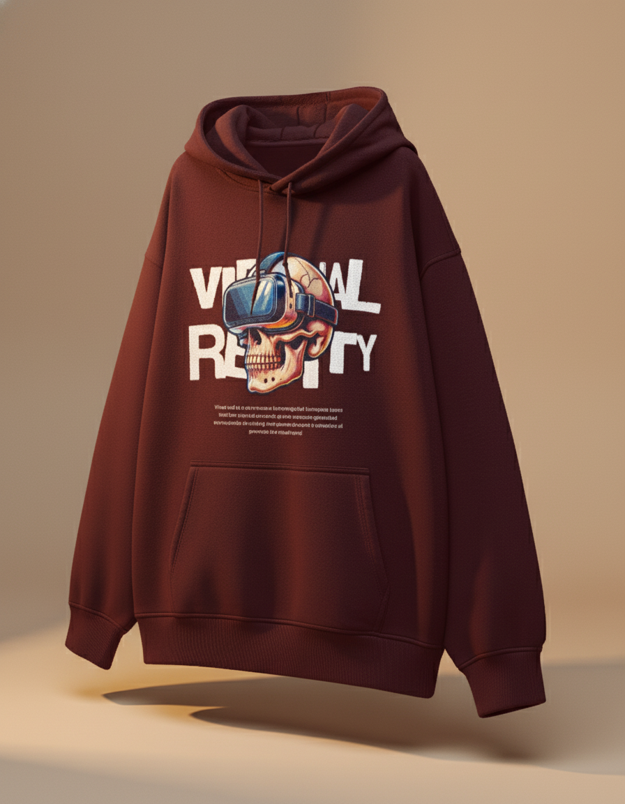 Virtual Reality Unisex Oversized Hoodie