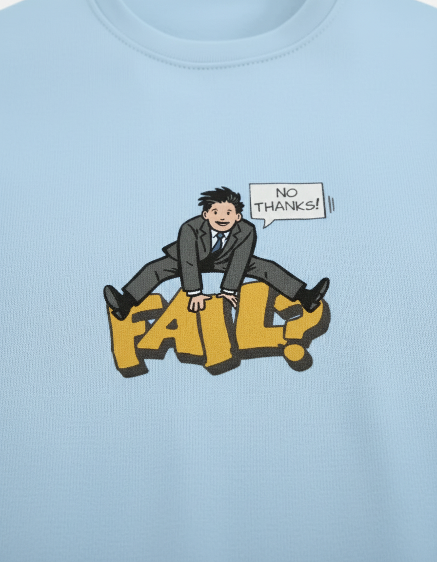 Fail? Unisex Terry Oversized Tee