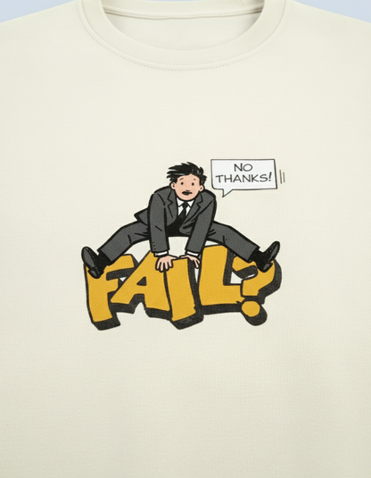 Fail? Unisex Terry Oversized Tee