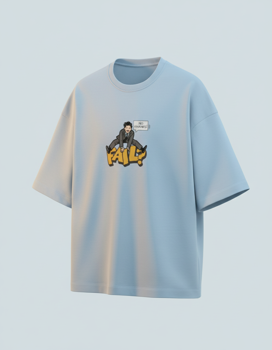 Fail? Unisex Terry Oversized Tee