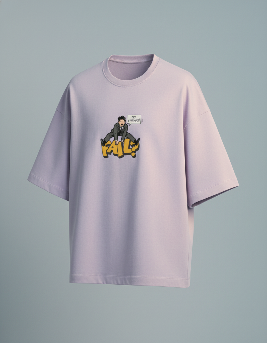 Fail? Unisex Terry Oversized Tee