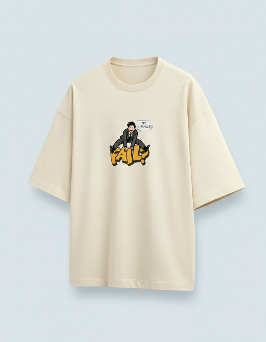 Fail? Unisex Terry Oversized Tee