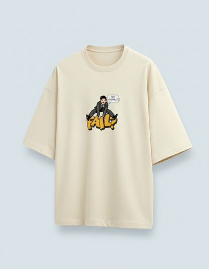 Fail? Unisex Terry Oversized Tee